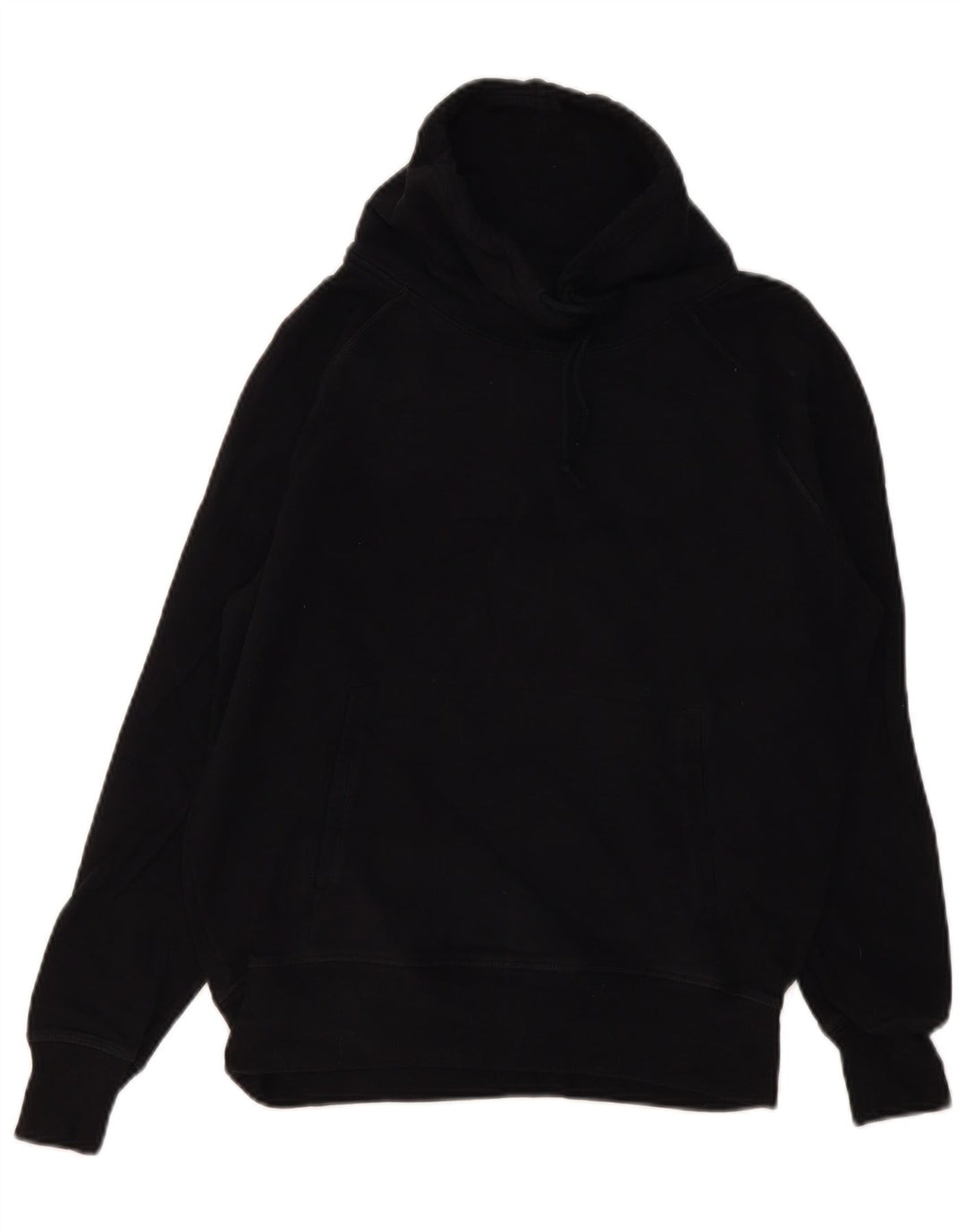 Nike feminino oversized moletom jumper uk 6 xs algodão preto