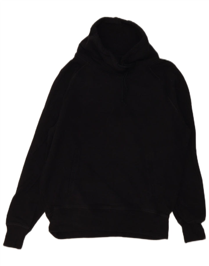 Nike feminino oversized moletom jumper uk 6 xs algodão preto