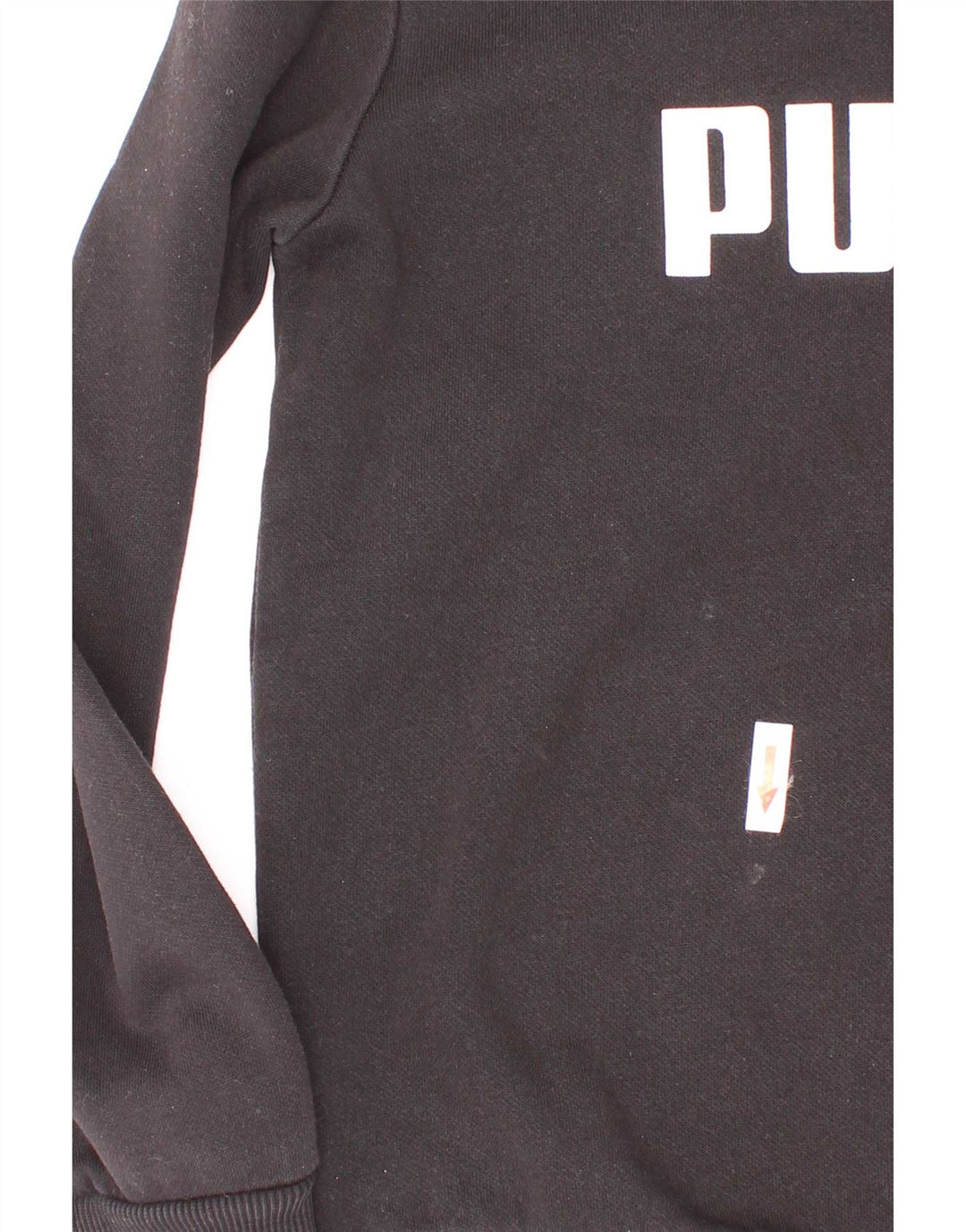 Suéter gráfico Puma Boys Graphic 7-8 anos algodão preto