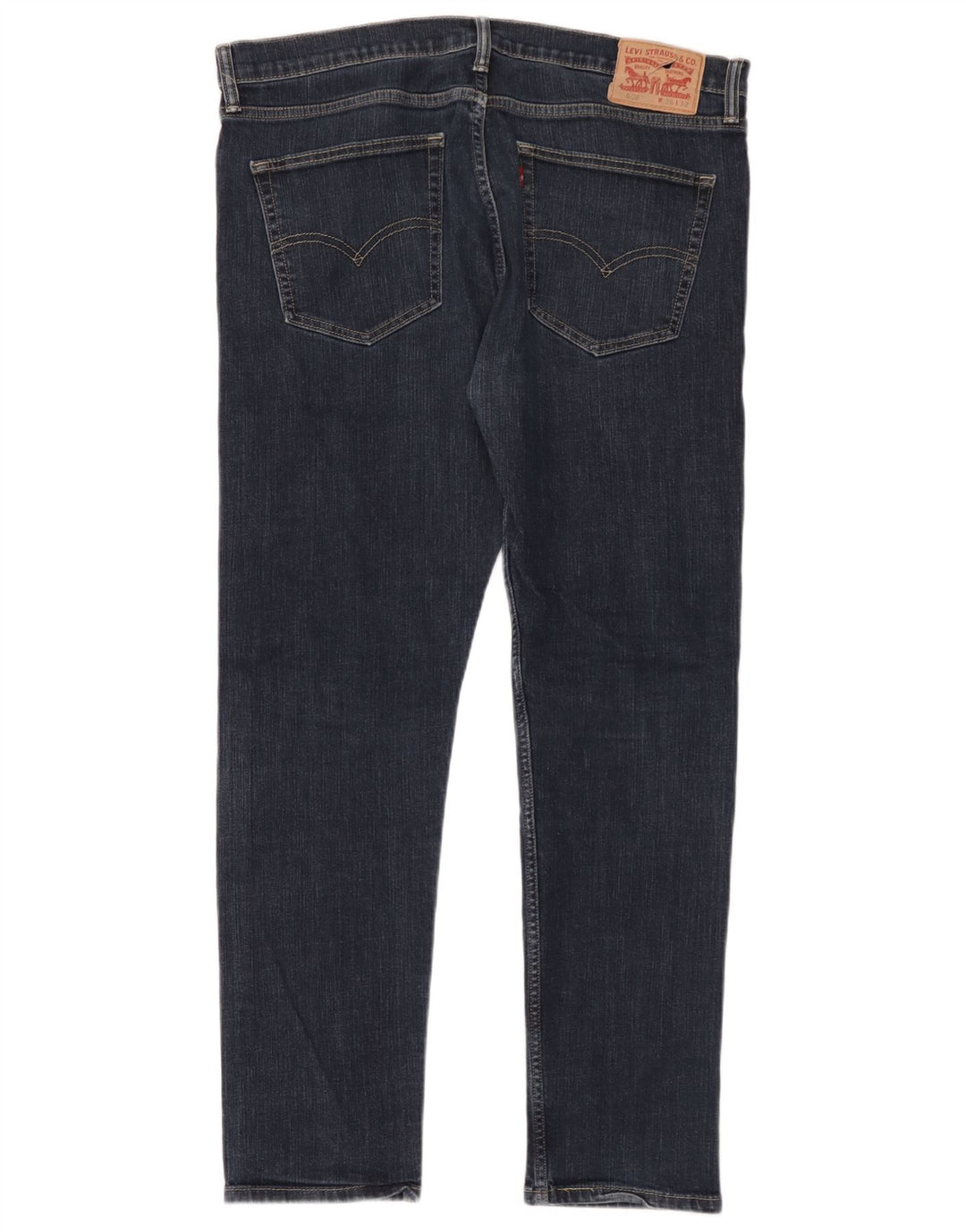 Levi's Masculino 508 Slim Jeans W36 L32 Azul Marinho Algodão