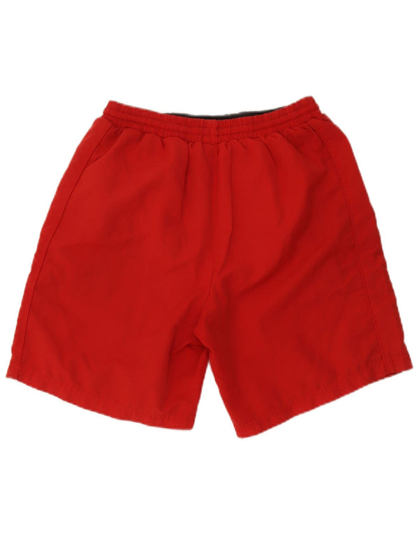 Umbro Mens Graphic Sport Shorts Pequeno Poliéster Vermelho