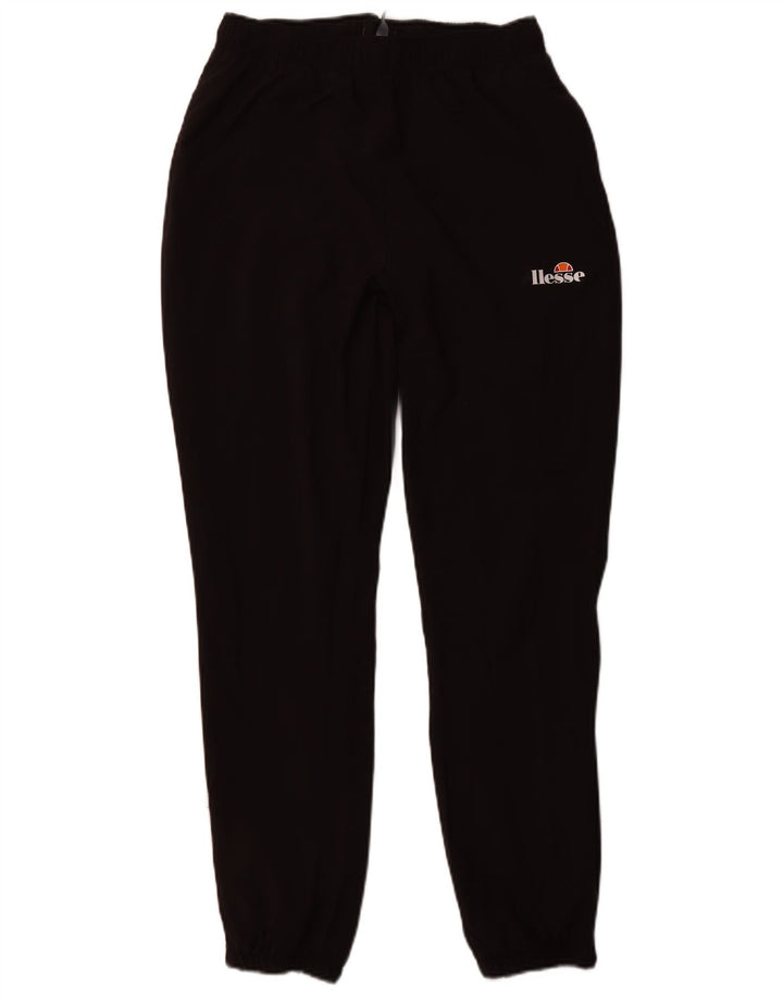 Calça de treino feminina ELLESSE Joggers Reino Unido 12 algodão preto médio