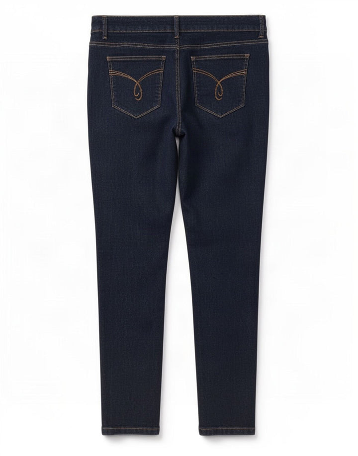 Calça jeans skinny feminina Esprit W32 L29 algodão azul marinho
