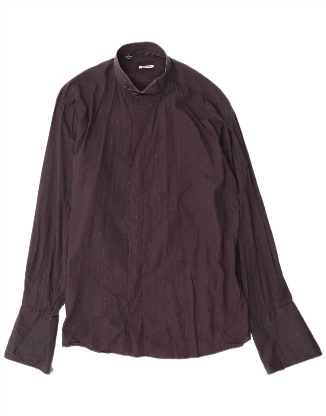 Camisa formal masculina PIERRE CARDIN tamanho 16 1/2 41 listra preta grande