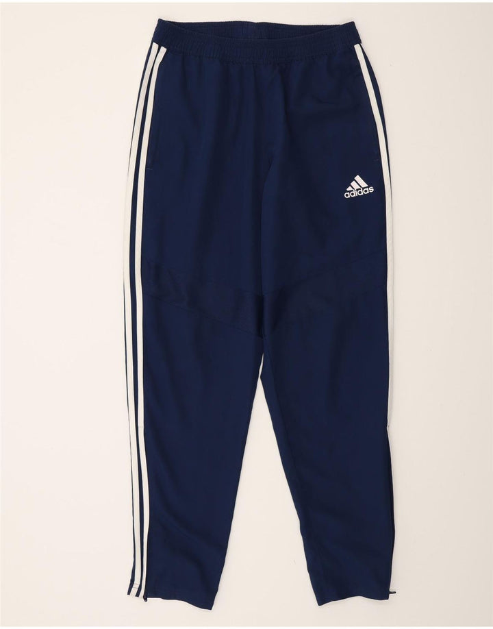 Calça de treino masculina Adidas médio azul marinho poliéster