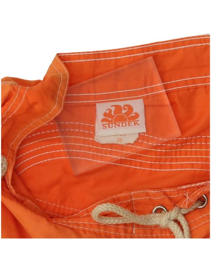 Shorts de natação masculino Sundek grande laranja nylon