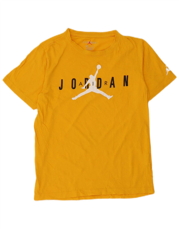 Camiseta JORDAN Boys Graphic 13-14 Anos XL Amarelo Algodão
