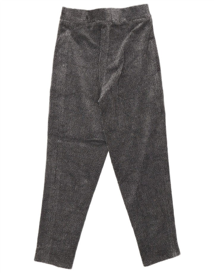 Calça feminina de veludo cotelê MC KEE'S IT 42 médio W28 L25 cinza