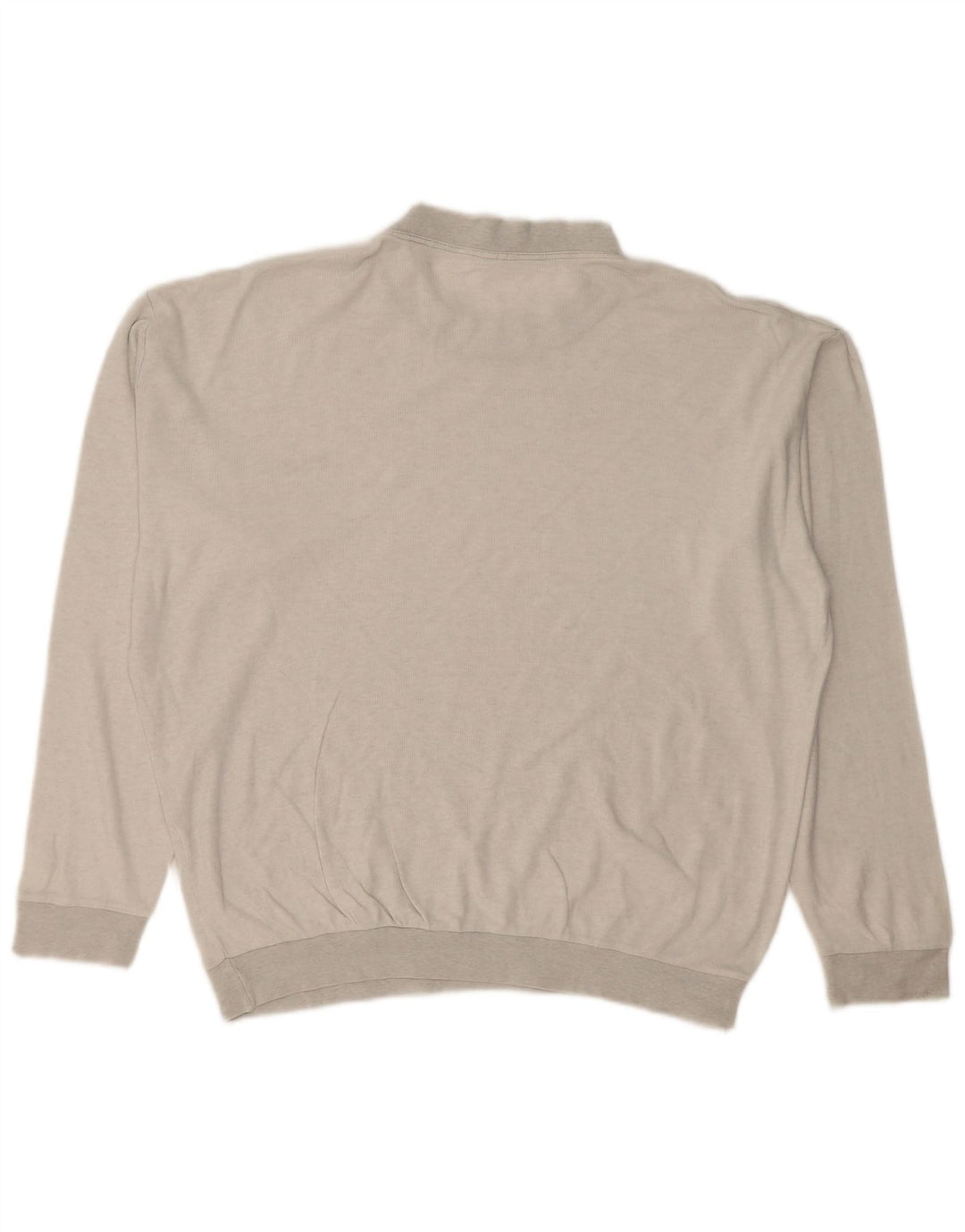 FILA Mens Loose Fit Top Manga Longa Cinza Médio