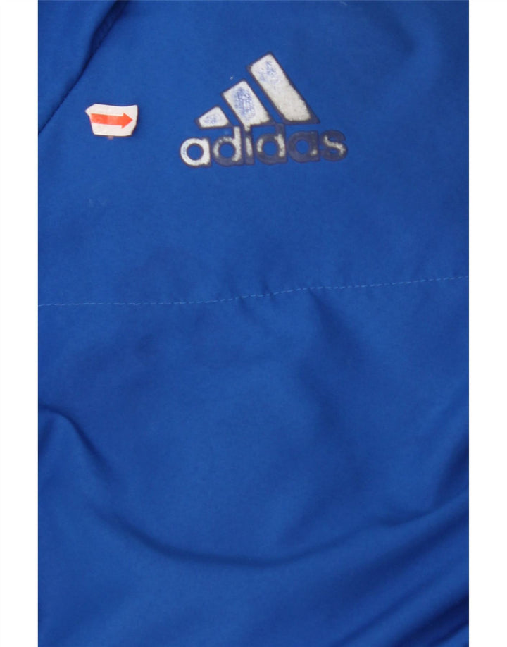 Colete acolchoado reversível com capuz masculino ADIDAS UK 42 XL azul