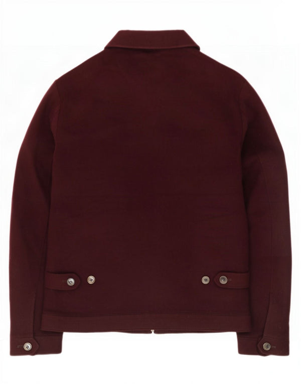 Jaqueta bomber masculina Ted Baker tamanho 2 pequena Borgonha