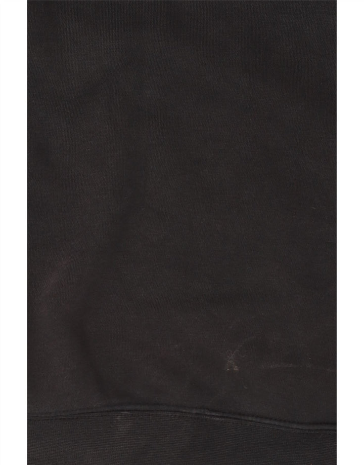 Nike masculino gráfico moletom com capuz médio algodão preto