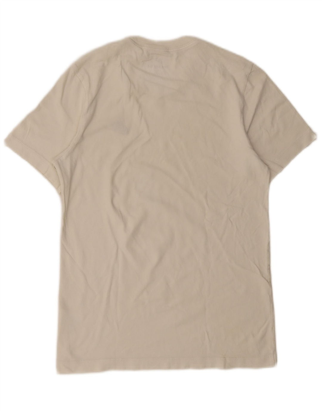 Nike Mens Camiseta Top Pequeno Algodão Branco