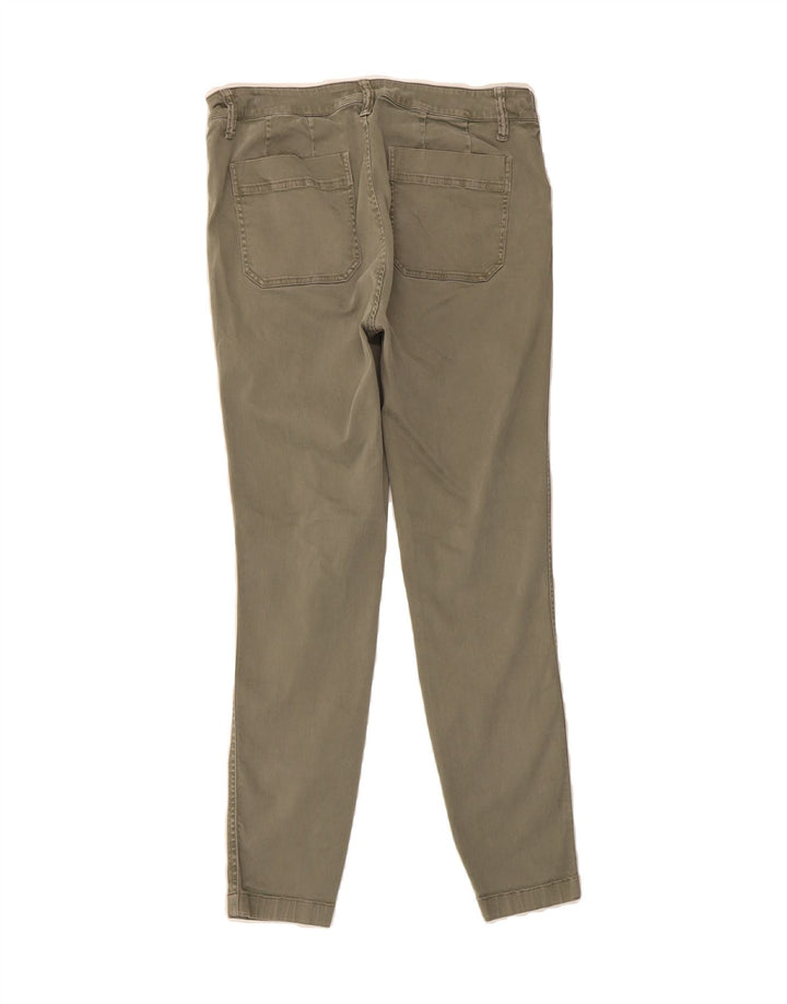J. CREW Womens Slim Chino Trousers W30 L28 Khaki Cotton Vintage J. Crew and Second-Hand J. Crew from Messina Hembry 