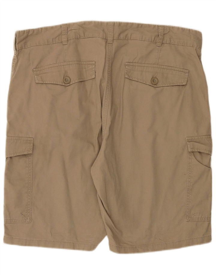 Shorts cargo masculino Mountain Warehouse W38 XL algodão cáqui