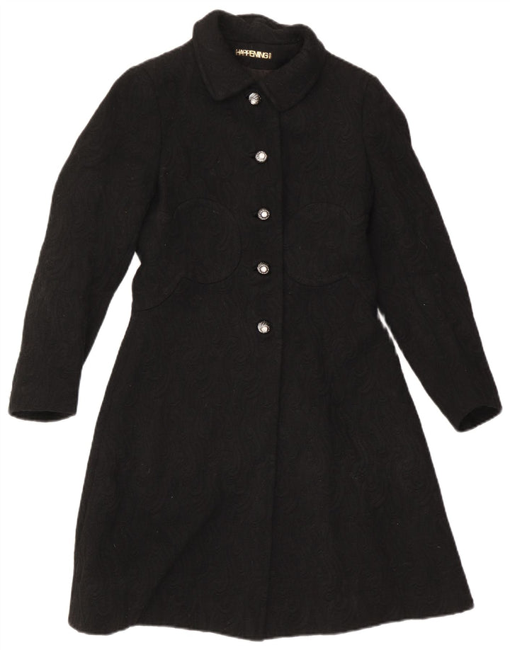 Sobretudo feminino Happening IT 44 médio preto Paisley