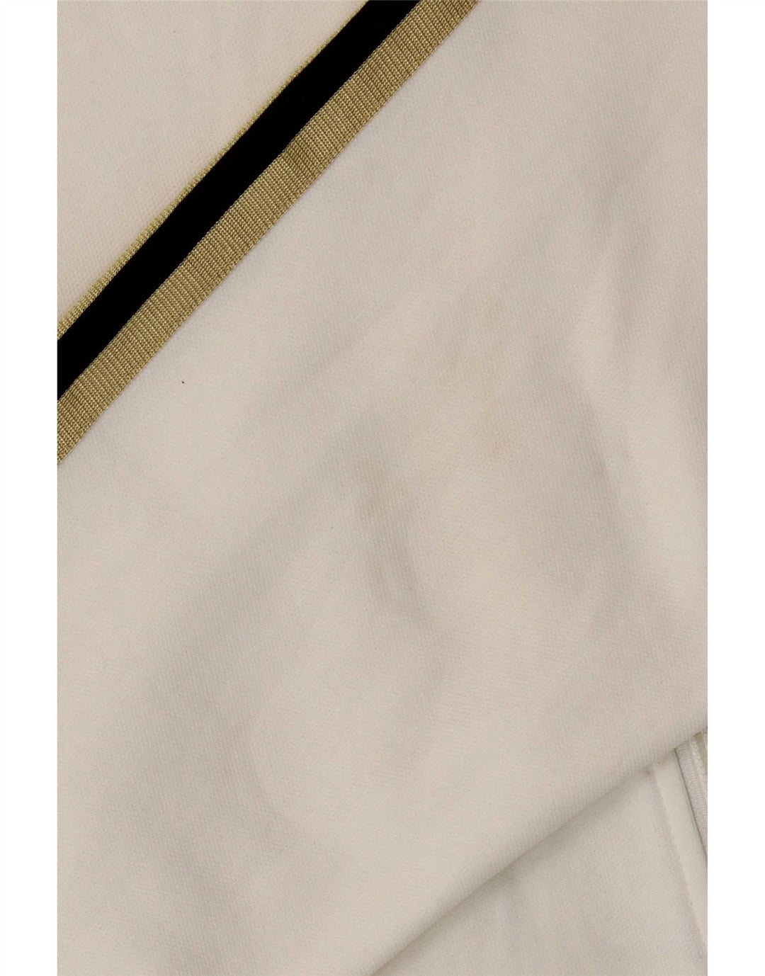 Adidas Mens Tracksuit Top Jacket Médio Branco Colourblock Poliéster