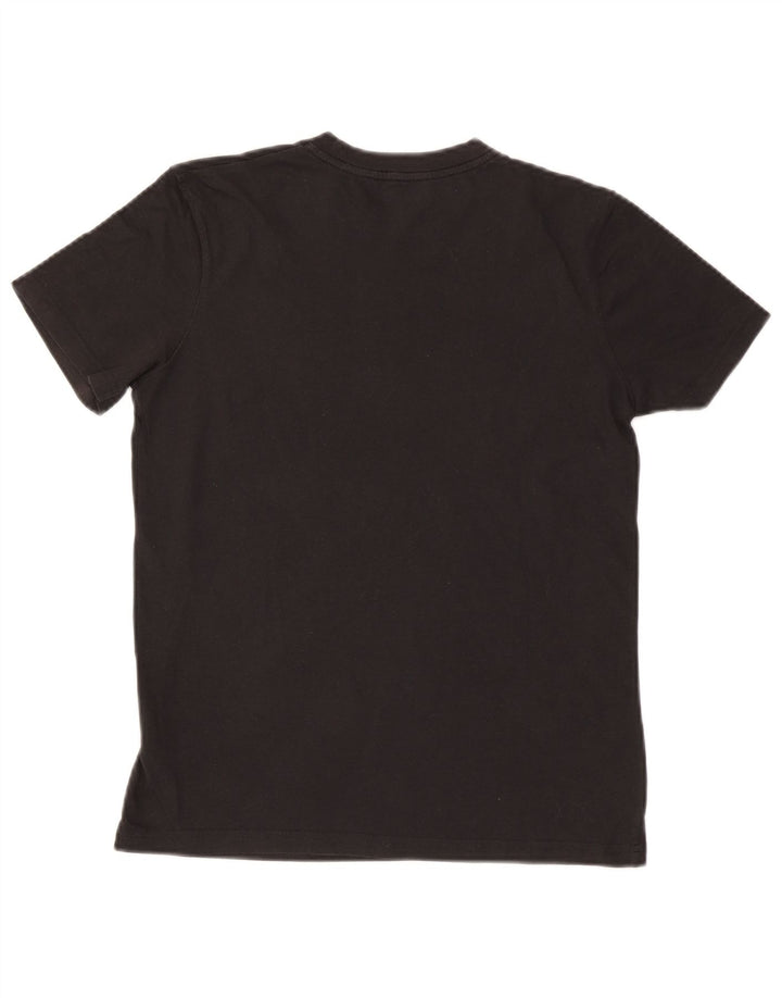 Camiseta ASICS Meninos Graphic 13-14 Anos Pequeno Algodão Preto