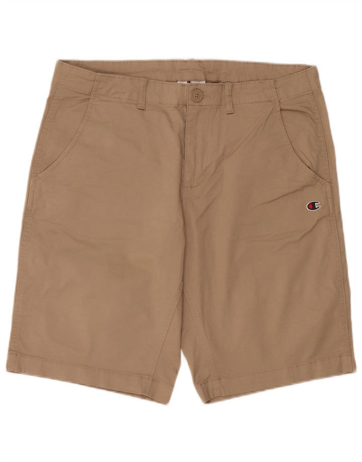 CHAMPION Shorts Casual Masculino Grande W36 Algodão Bege