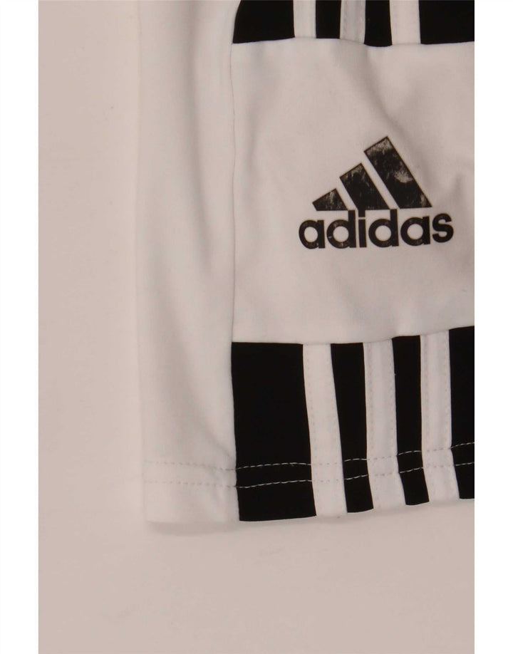 Adidas Mens Aeroready Camiseta Top Médio Branco Colourblock Poliéster
