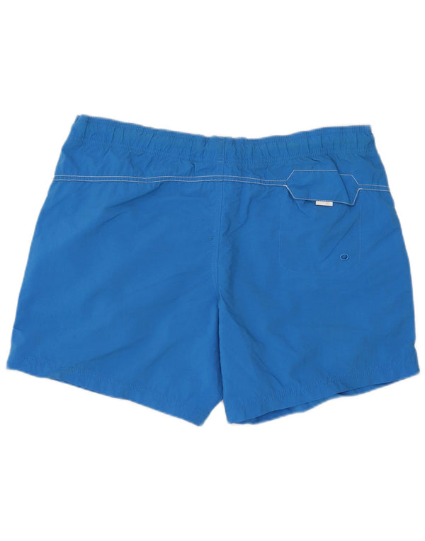 Shorts de natação masculino Adidas médio azul poliamida