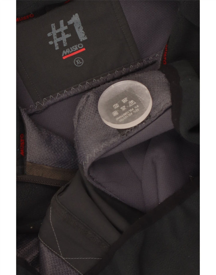 Jaqueta de lã masculina Musto UK 42 XL poliéster preto
