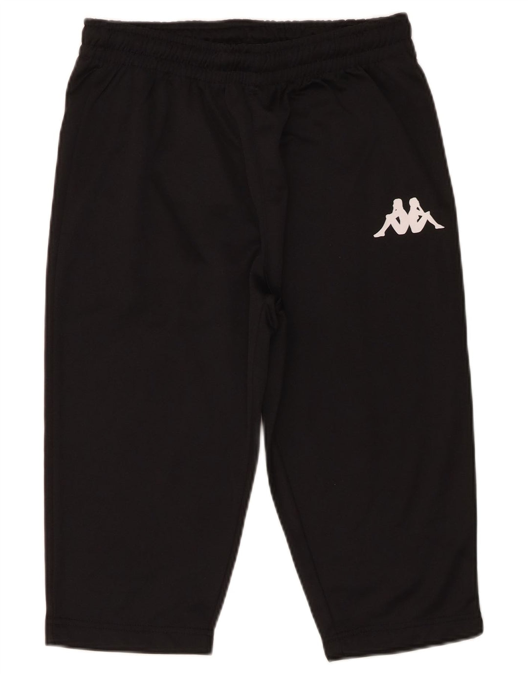 Kappa Mens Bermuda Sport Shorts Pequeno Poliéster Preto