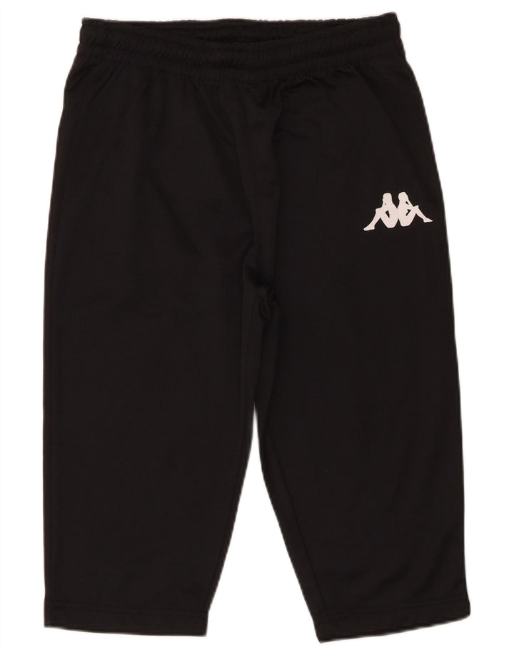 Kappa Mens Bermuda Sport Shorts Pequeno Poliéster Preto