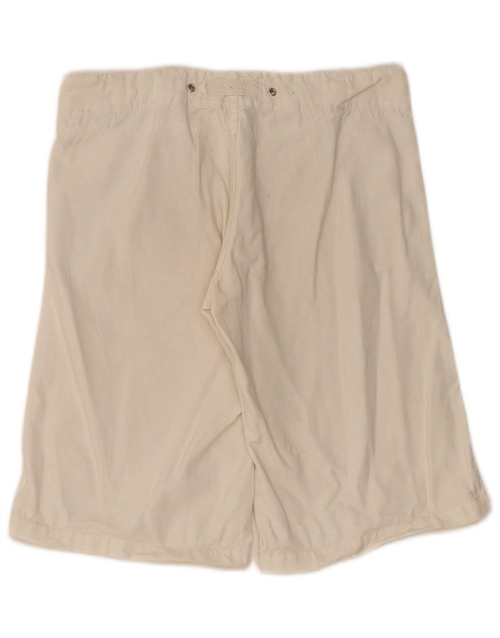 Shorts Chino Feminino Diesel W26 Pequeno Algodão Branco