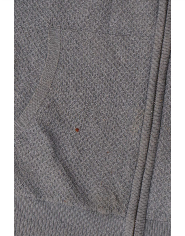 Suéter cardigã masculino com capuz Marks & Spencer viscose azul médio