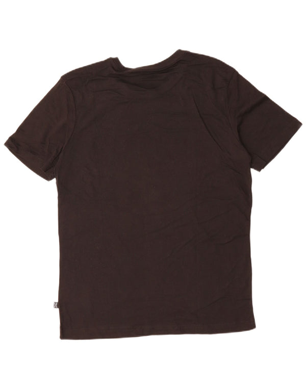 Camiseta masculina PUMA Graphic Top médio algodão preto