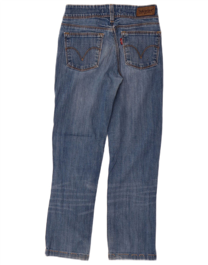 Calça jeans feminina LEVI'S 479 Booty Straight W24 L25 azul