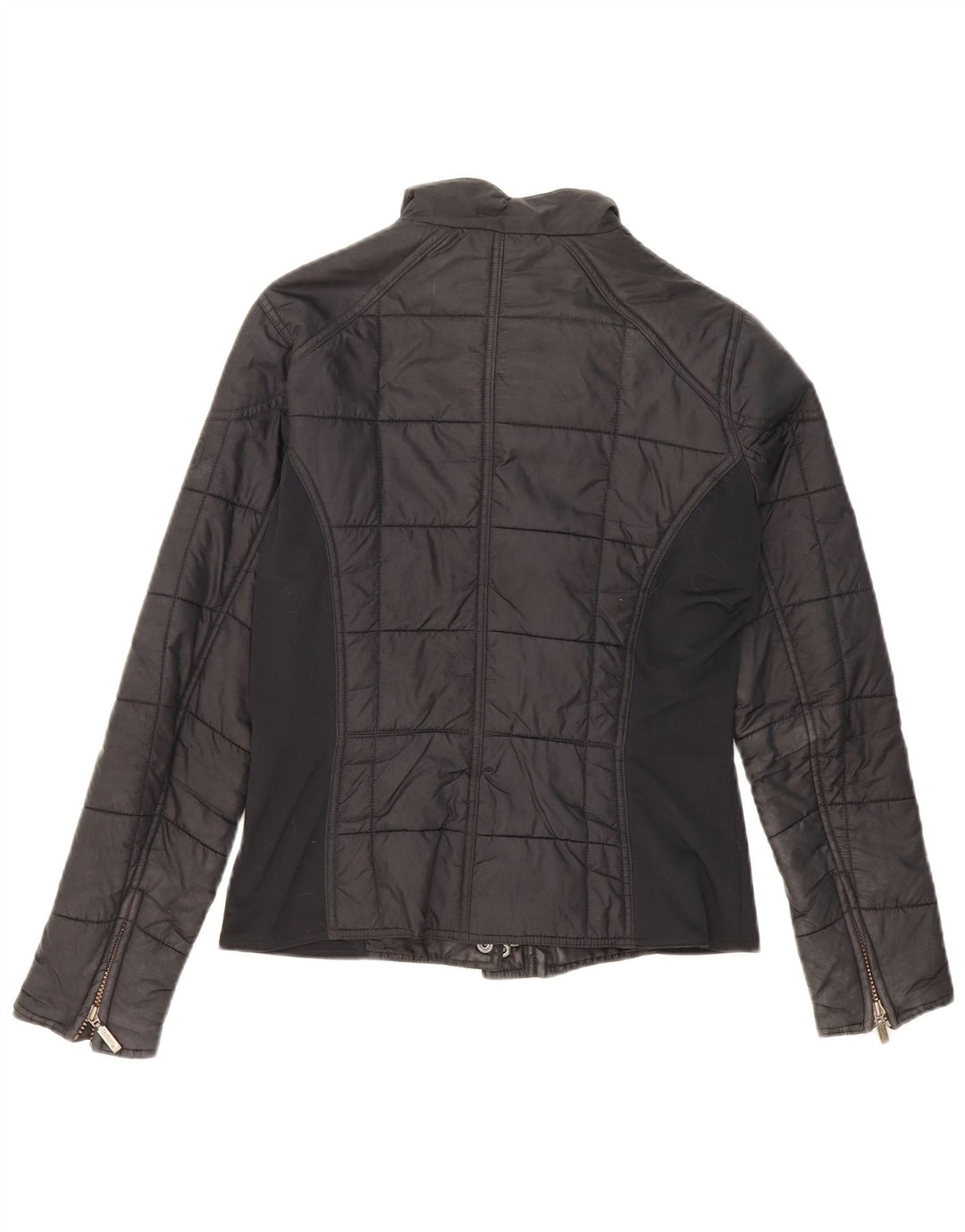 Jaqueta acolchoada feminina BARBOUR UK 12 poliamida preta média