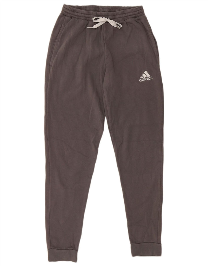 Calça de treino masculina ADIDAS joggers pequeno algodão cinza