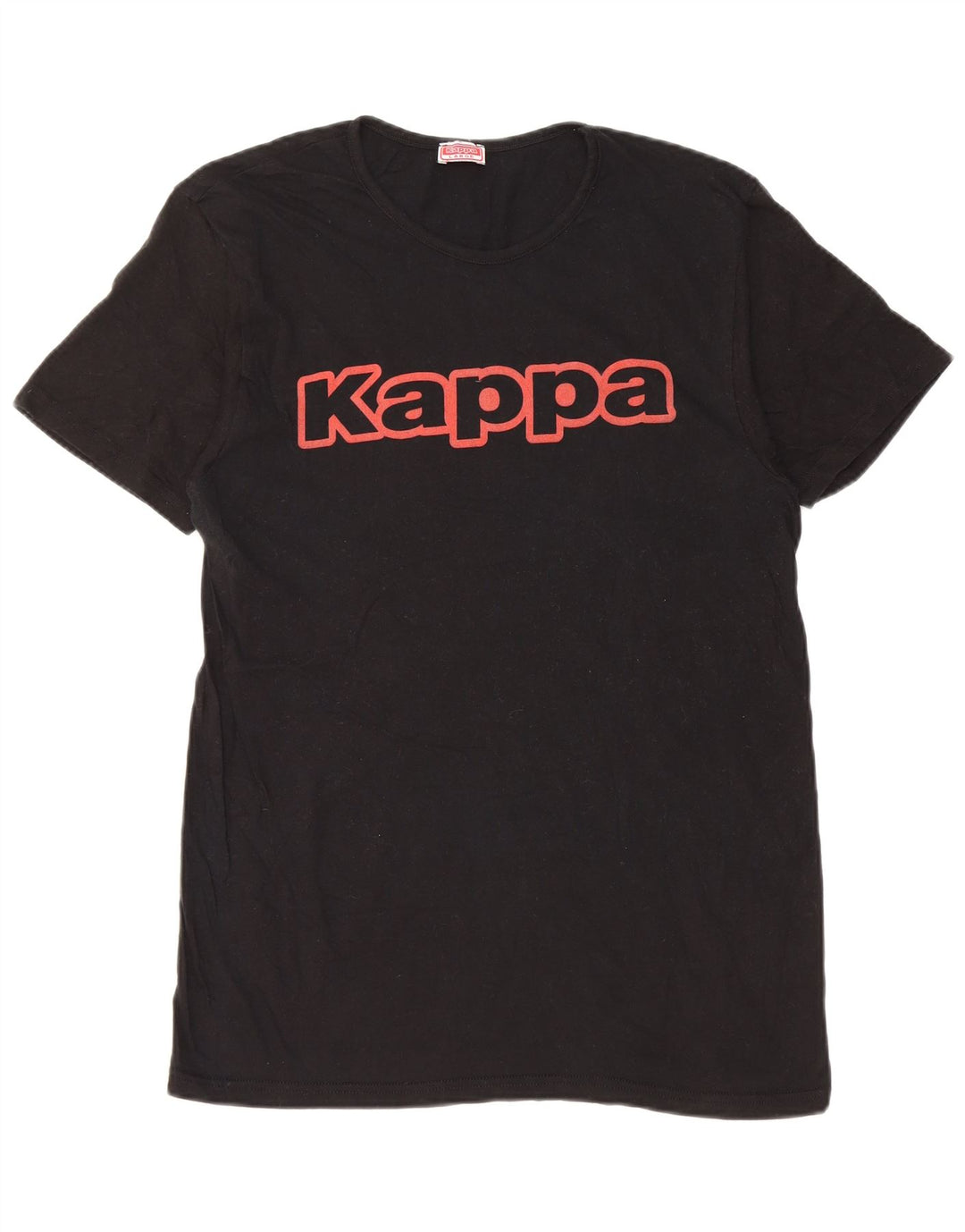 Camiseta gráfica masculina Kappa Top grande preto