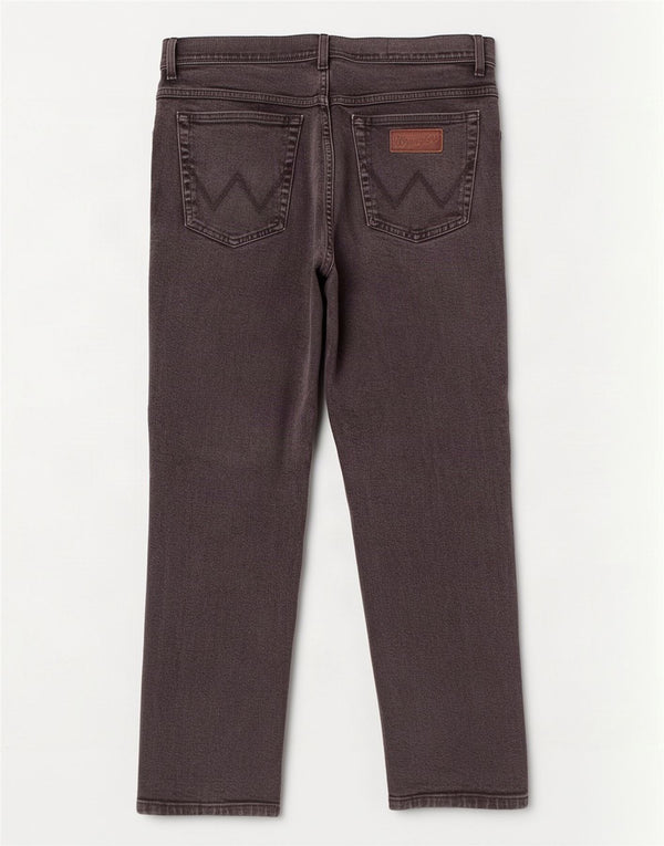 Wrangler Masculino Texas Straight Jeans W35 L30 Algodão Preto