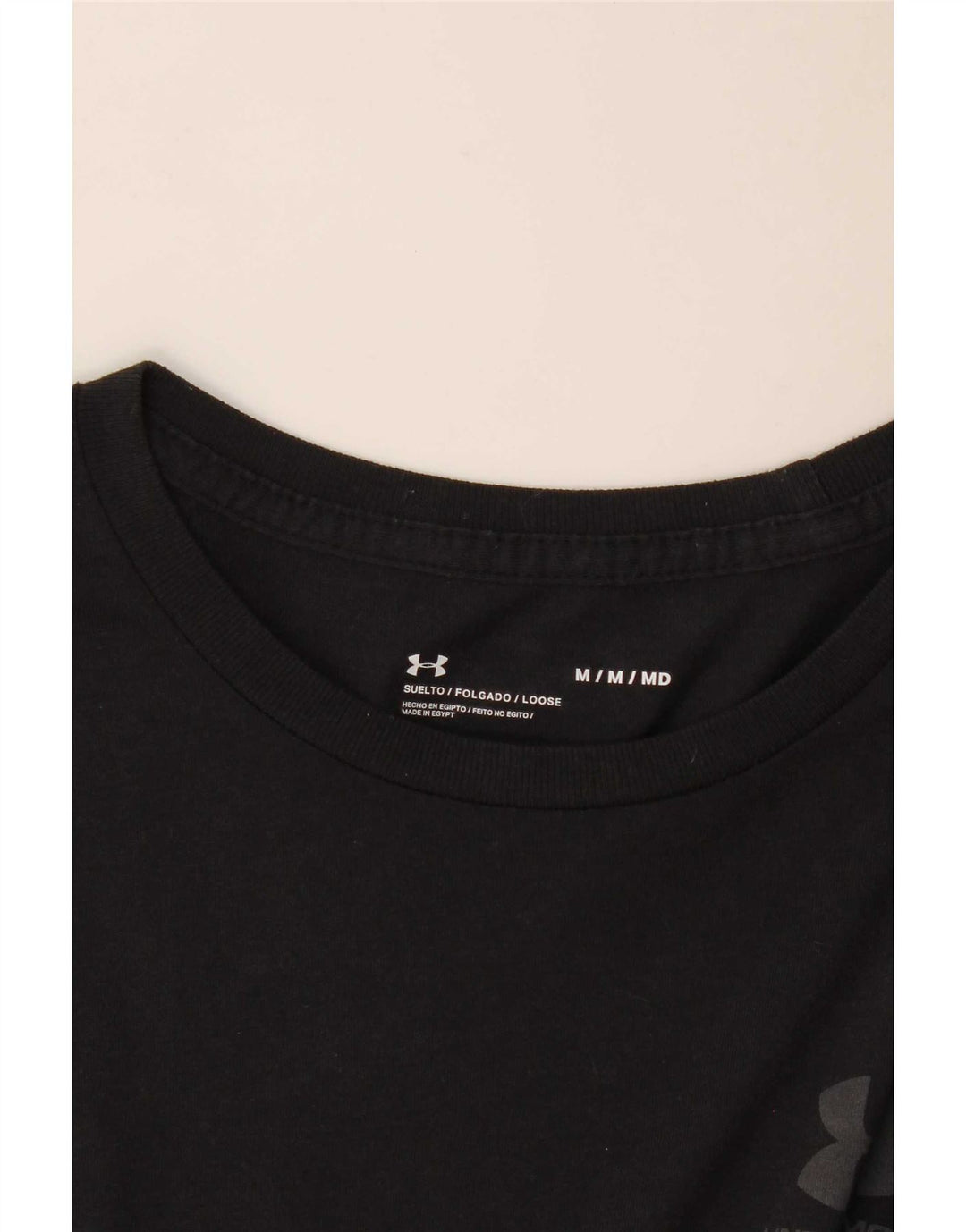 Under Armour Masculino Top Manga Longa Médio Preto