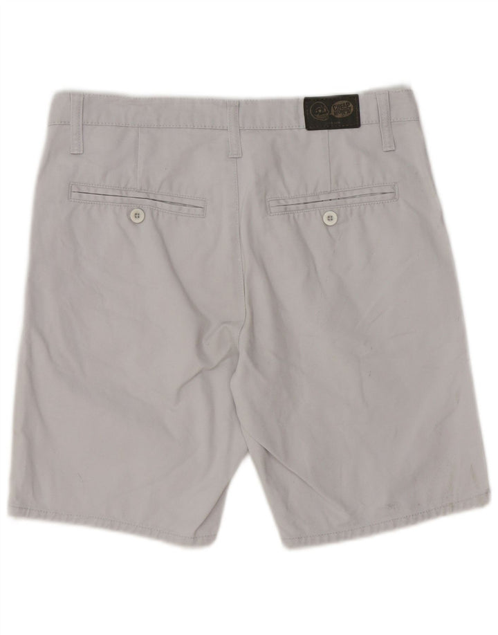 CHEAP MONDAY Mens Chino Shorts W30 Cinza Médio
