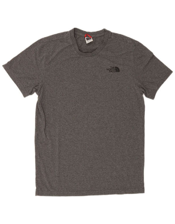 The North Face Camiseta Masculina Top Pequeno Algodão Cinza