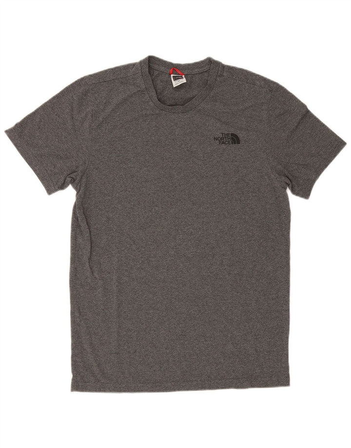 The North Face Camiseta Masculina Top Pequeno Algodão Cinza