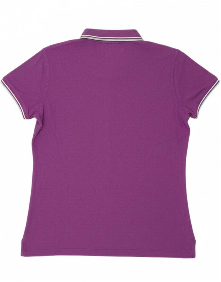 Camisa polo feminina DIADORA UK 20 2XL algodão roxo