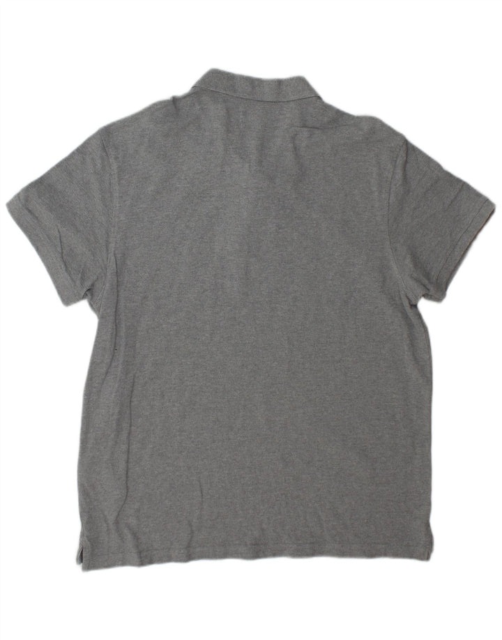 Camisa polo masculina padrão Levi's XL cinza algodão