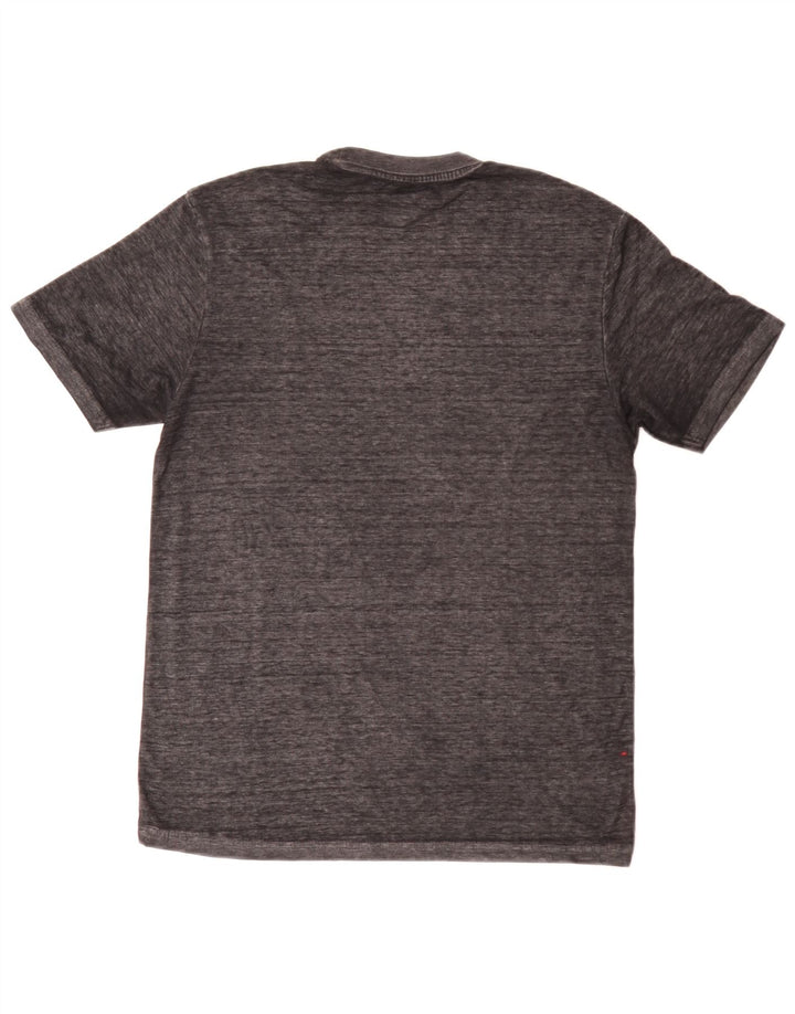 Camiseta masculina Hard Rock Cafe Malta com estampa gráfica de algodão cinza médio