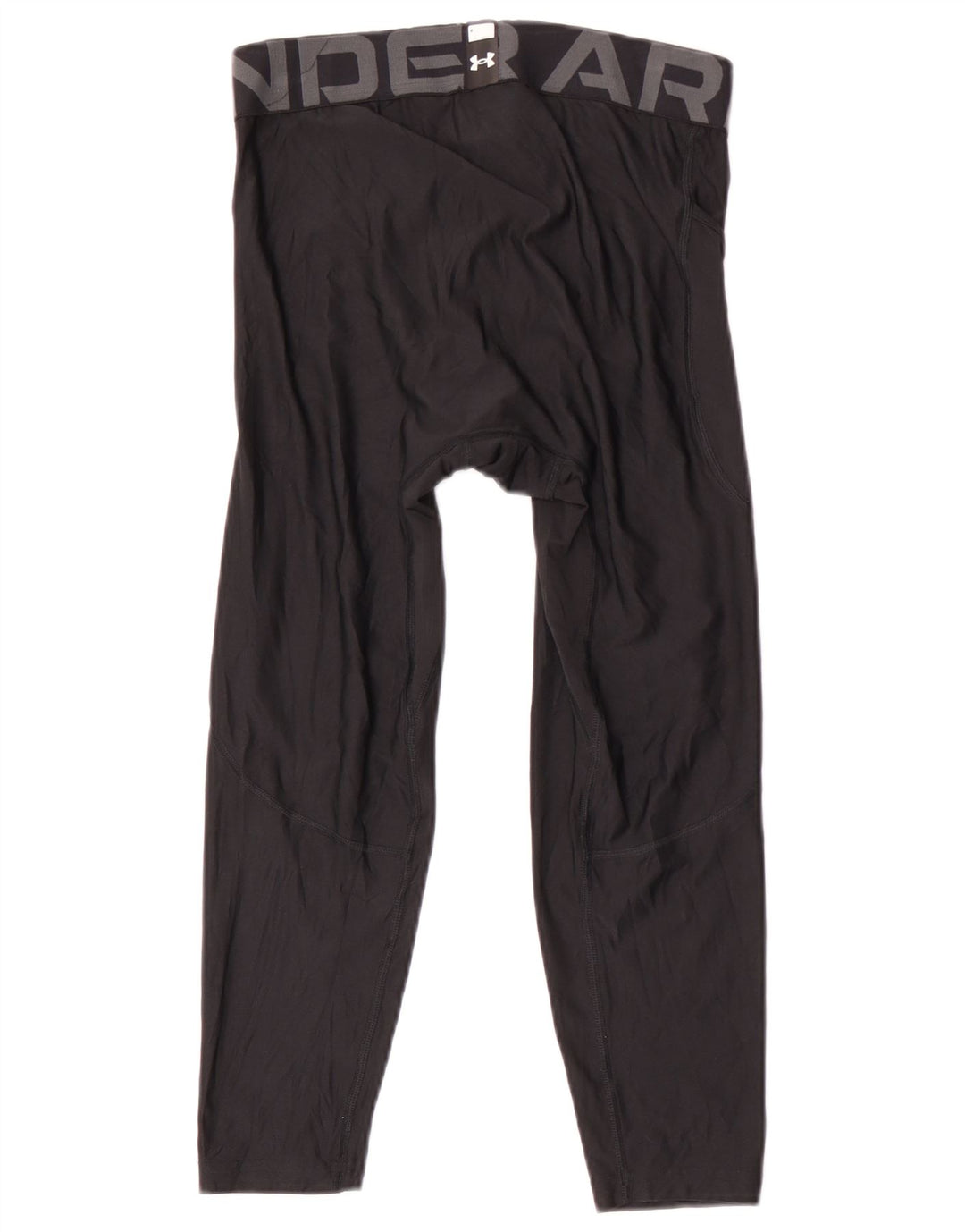 Under Armour Masculino Heat Gear Graphic Capri Leggings Médio Preto