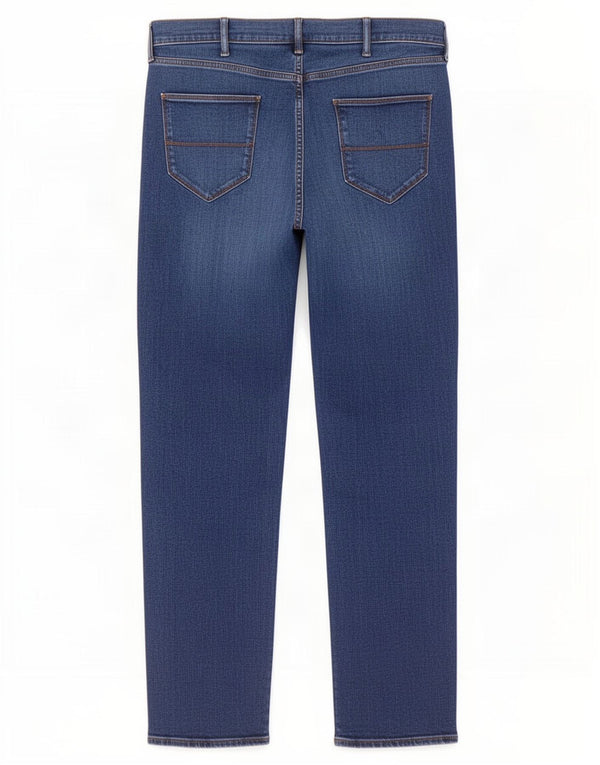 Jeans retos masculinos Marks & Spencer W36 L31 algodão azul