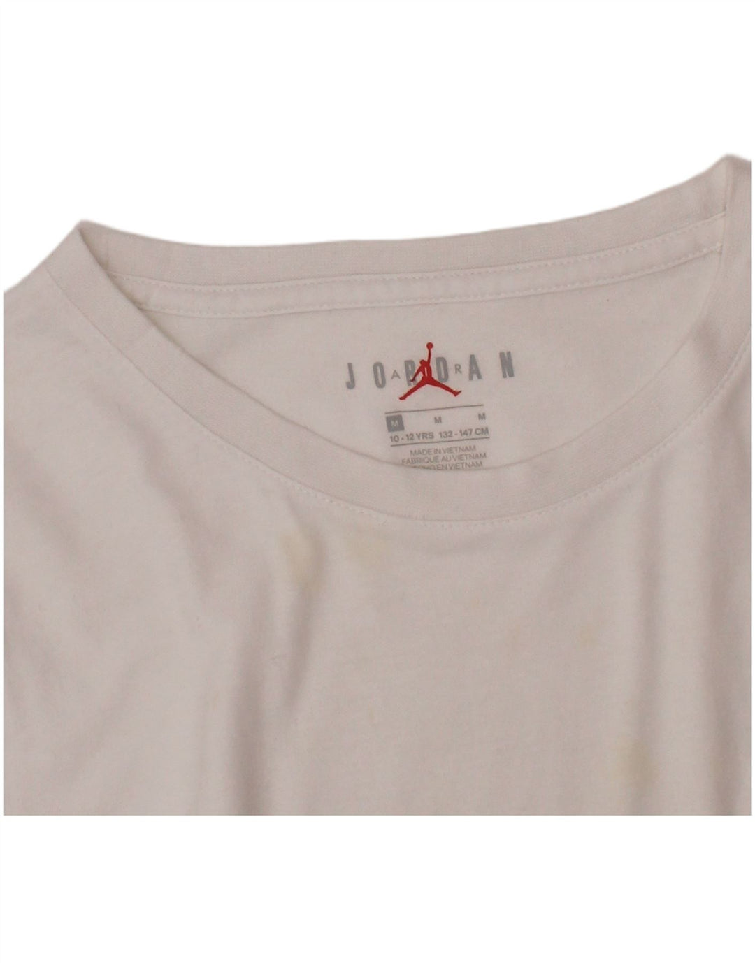Camiseta JORDAN Meninos Graphic 10-11 Anos Médio Branco