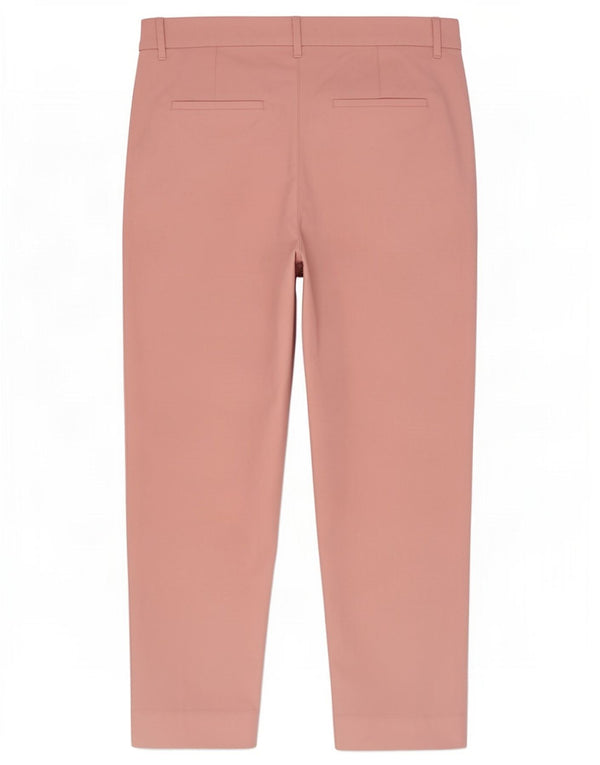 Calça Chino Cônica Feminina Marks & Spencer Reino Unido 18 XL W38 L27 Algodão Rosa