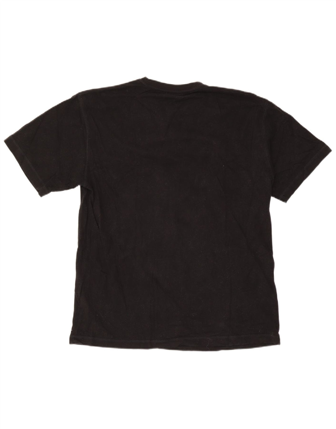 Fila Mens Graphic T-Shirt Top Grande Algodão Preto