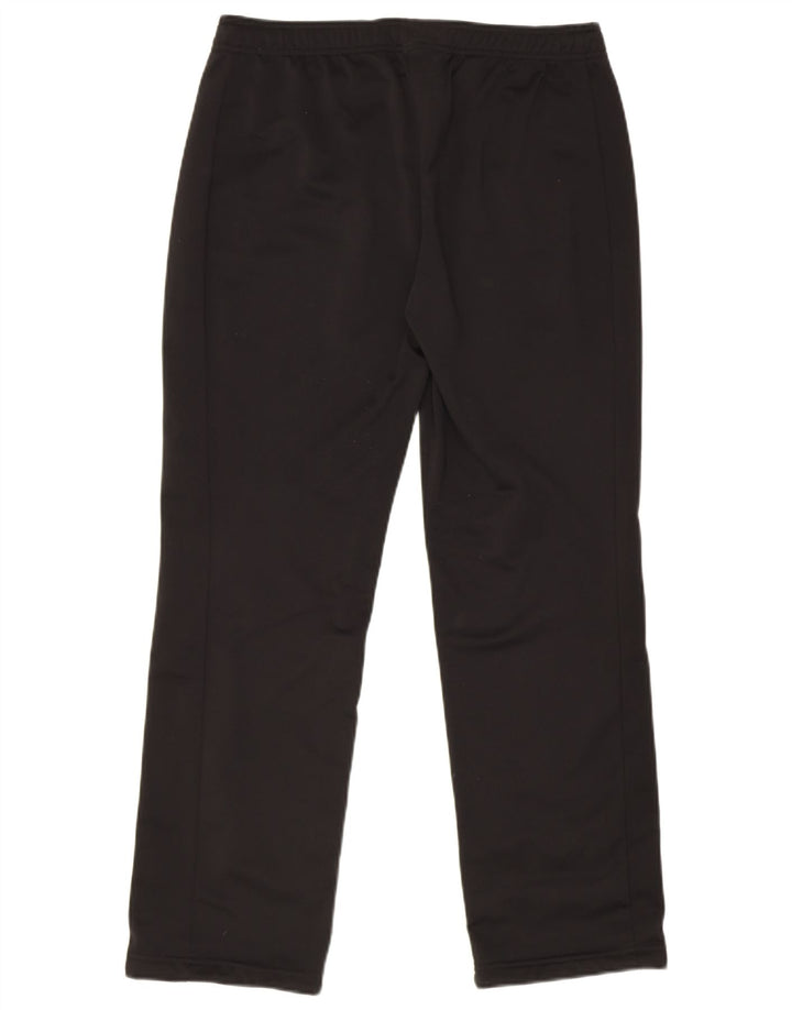 Calça de treino feminina Adidas UK 16/18 grande poliéster preto