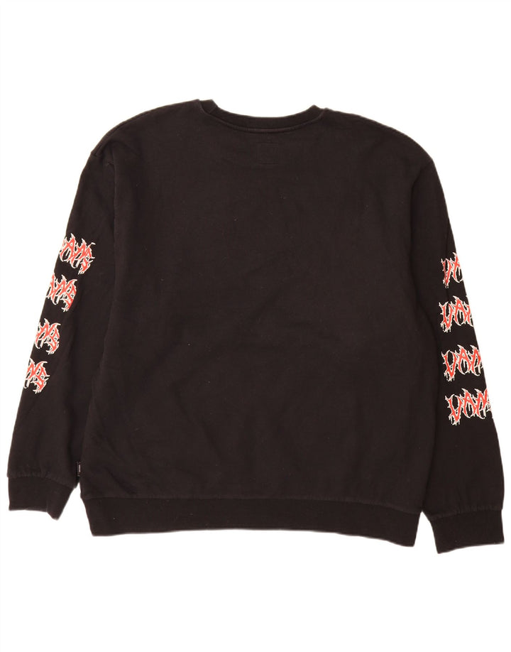 Vans Masculino Relaxed Graphic Moletom Jumper XL Preto Algodão